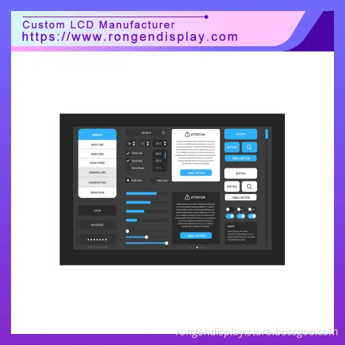 10.1 Inch HD 1280X800 Lvds IPS Panel Industrial Outdoor Multi Touch P-Cap Capacitive Touch Screen TFT LCD Module Display
